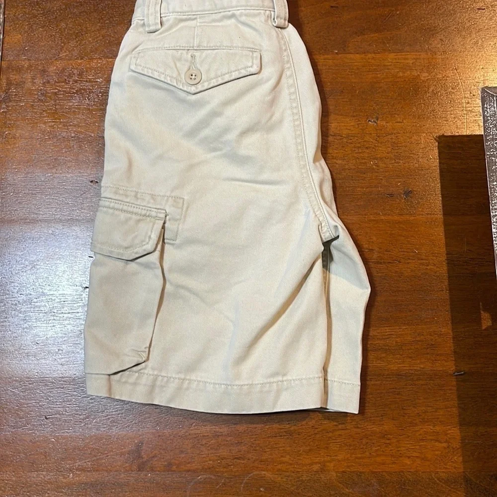 Ralph Lauren Tan Cargo Shorts Casual Style
